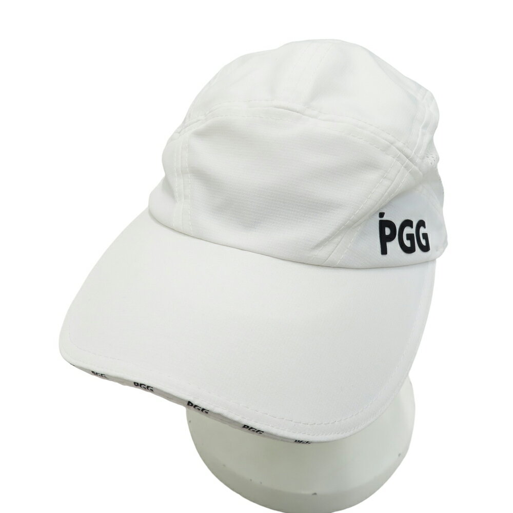 PGG PEARLY GATES パーリーゲイツ 2022年モデル キャップ メッシュ ホワイト系 FR 【中古】ゴルフウェア