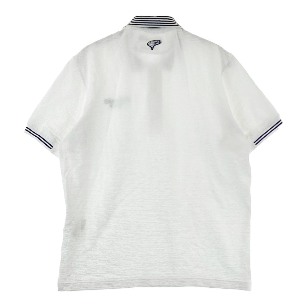 BEAMS GOLF ビームスゴルフ 2022年モデル 半袖ポロシャツ ホワイト系 L 【中古】ゴルフウェア メンズ