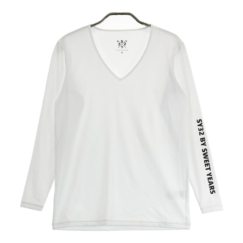 SY32 BY SWEET YEARS スウィートイヤーズ 長袖 インナーTシャツ ホワイト系 M 【中古】ゴルフウェア メンズ