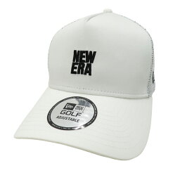 NEW ERA ニューエラ メッシュキャップ ホワイト系 【中古】ゴルフウェア