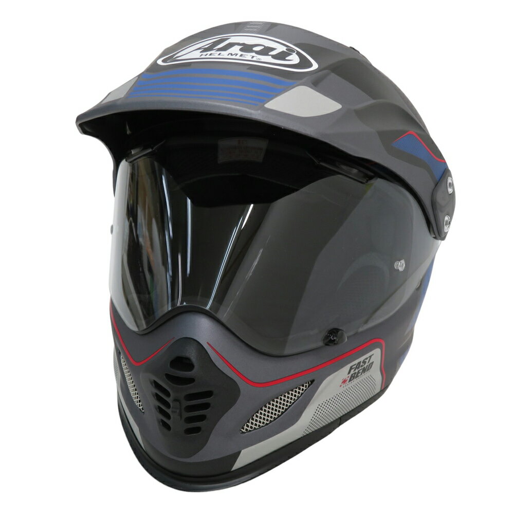 ARAI アライ 2024年製造 ヘルメット ツアークロス3 ビジョン グレー系 61.62cm 【中古】バイクウェア メンズ