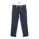 DANCE WITH DRAGON ダンスウィズドラゴン ストレッチパンツ カモフラ柄 ネイビー系 2 【中古】ゴルフウェア メンズ(4)