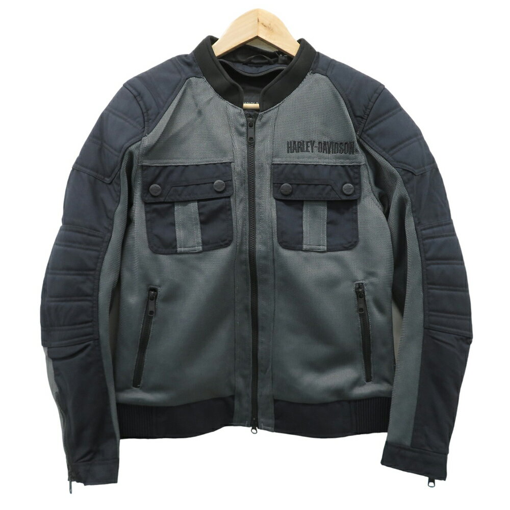 HARLEY DAVIDSON ハーレーダビッドソン 98131-22AC メッシュジャケット Zephyr Mesh Jacket グレー系 S 【中古】バイクウェア メンズ