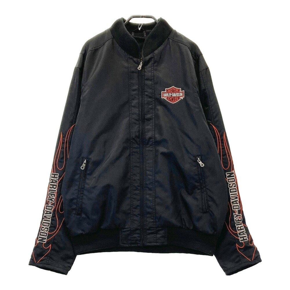 HARLEY DAVIDSON ハーレーダビッドソン 98000-10VM レザージャケット シングルライダース ブラック系 M 【中古】バイクウェア メンズ