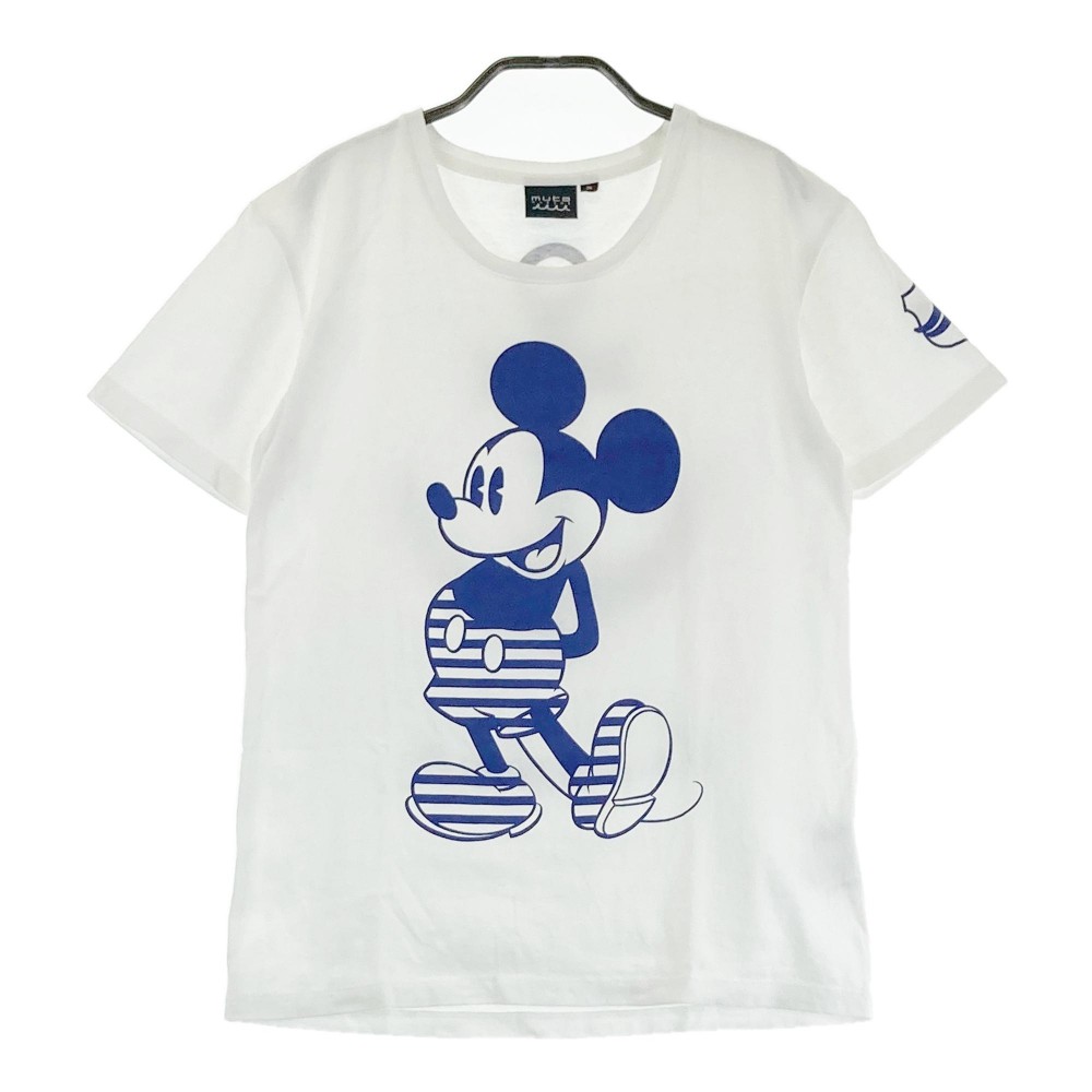MUTA MARINE ムータマリン × Disney 半袖Tシャツ ホワイト系 S 【中古】ゴルフウェア メンズ