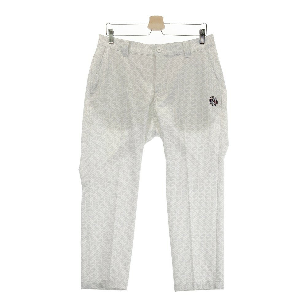 AND PER SE アンパスィ 2022年モデル ストレッチパンツ 総柄 グレー系 LL 【中古】ゴルフウェア メンズ