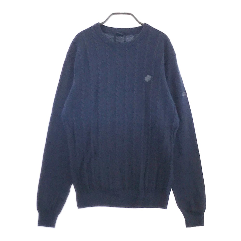 ZOY ゾーイ Vネック ニットセーター グラデーション ネイビー系 M 【中古】ゴルフウェア メンズ