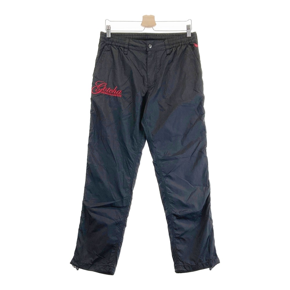 GOTCHA ガッチャ 裏メッシュ ロングパンツ ブラック系 L 【中古】ゴルフウェア メンズ