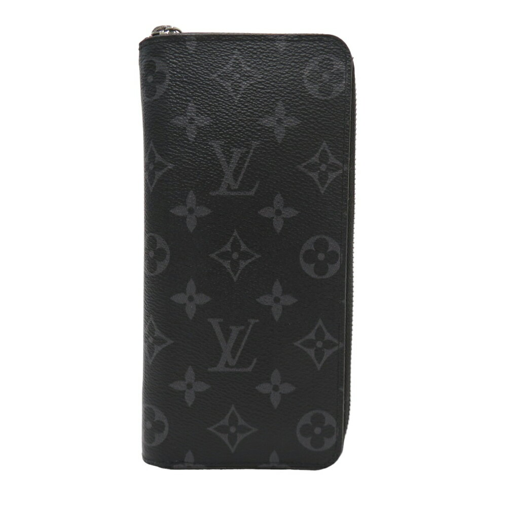 LOUIS VUITTON ルイ ヴィトン M62295/RFID 長財布 ジッピーウォレット ヴェルティカル モノグラム ブラック系 【中古】メンズ