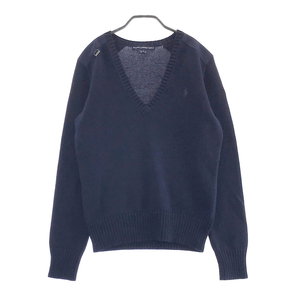 RALPH LAUREN GOLF ラルフローレンゴルフ ニット セーター ネイビー系 L 【中古】ゴルフウェア メンズ