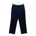 MUNSING WEAR マンシングウェア ストレッチパンツ チェック柄 ネイビー系 82 【中古】ゴルフウェア メンズ(4)