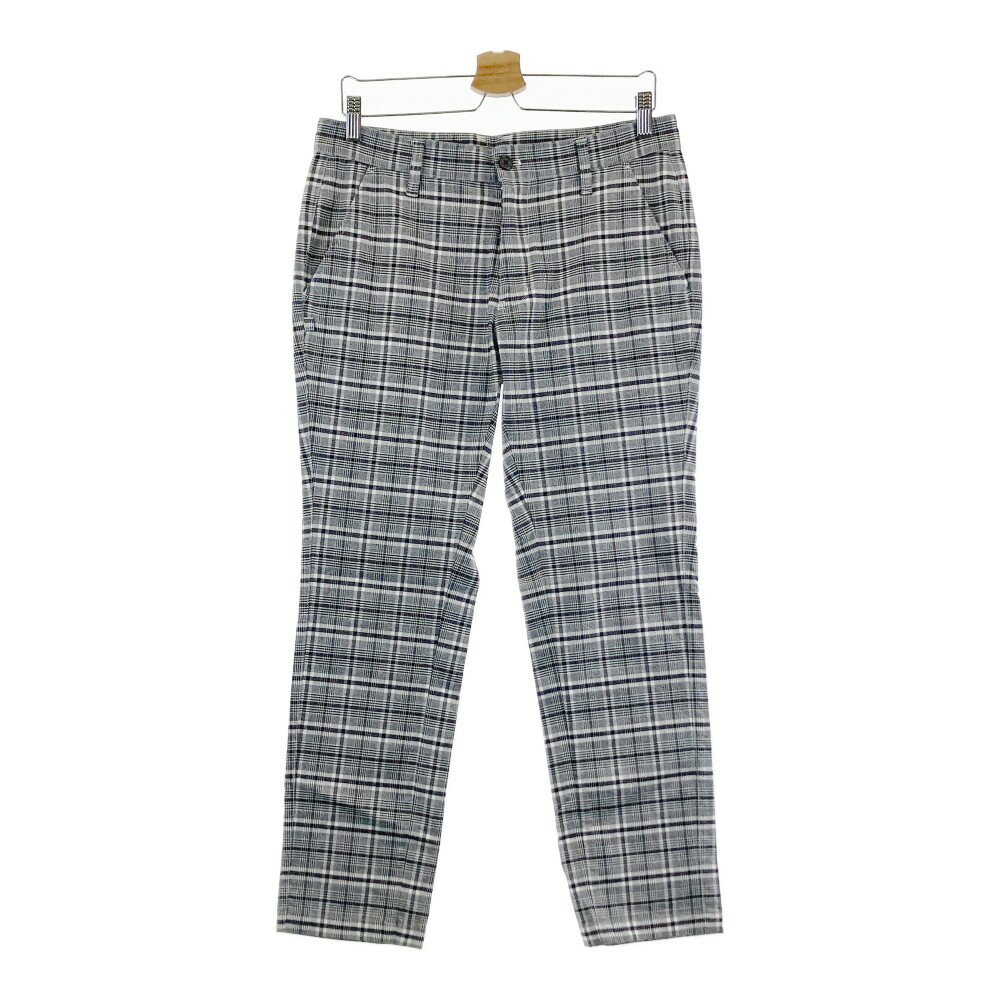 JACK BUNNY ジャックバニー ストレッチパンツ チェック柄 グレー系 4 【中古】ゴルフウェア メンズ