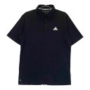 ADIDAS GOLF アディダスゴルフ 半袖ポロシャツ ブラック系 L 【中古】ゴルフウェア メンズ(4)