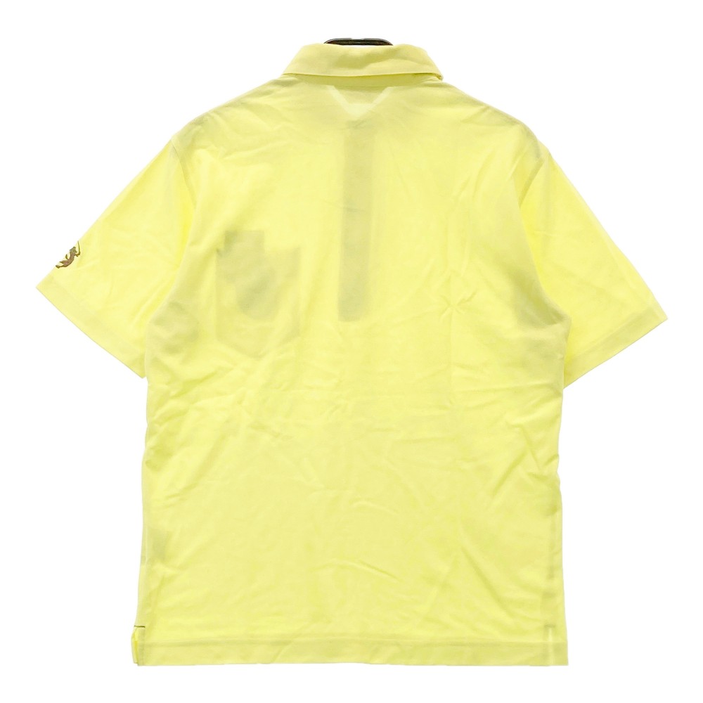 ADABAT アダバット 半袖ポロシャツ イエロー系 48 【中古】ゴルフウェア メンズ