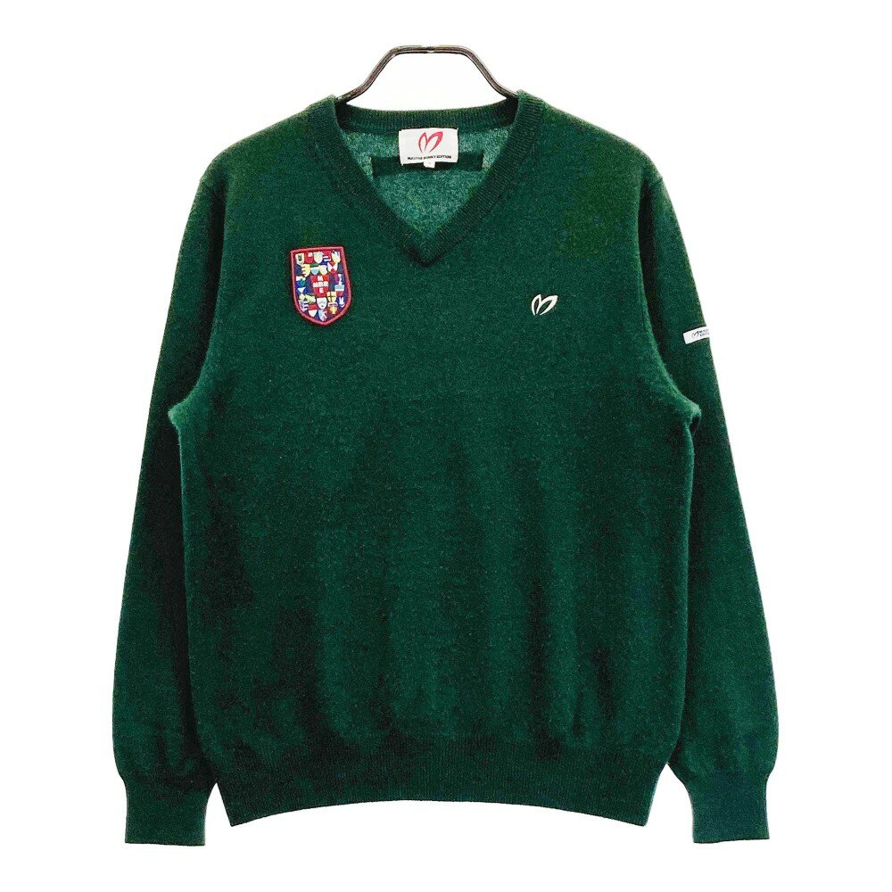 MASTER BUNNY EDITION マスターバニーエディション カシミヤ ニットセーター グリーン系 6 【中古】ゴルフウェア メンズ