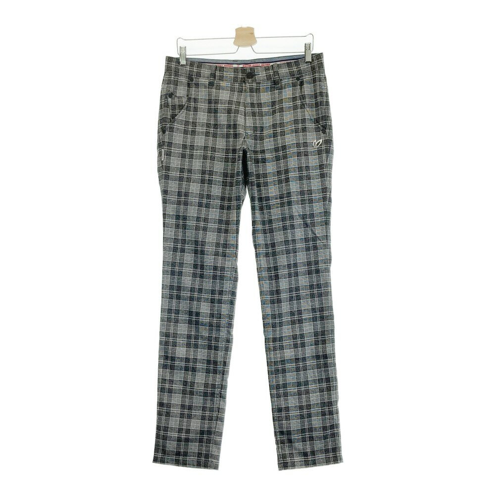 MASTER BUNNY EDITION マスターバニーエディション 蓄熱パンツ チェック柄 グレー系 4 【中古】ゴルフウェア メンズ