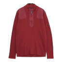 23区 SPORT スポーツ ハ−フジップ ウール混 ニットセーター レッド系 M 【中古】ゴルフウェア メンズ