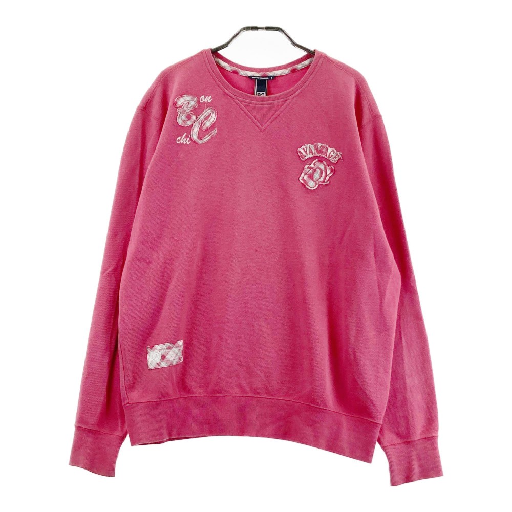 ZOY ゾーイ スウェット 長袖トレーナー ピンク系 3 【中古】ゴルフウェア メンズ