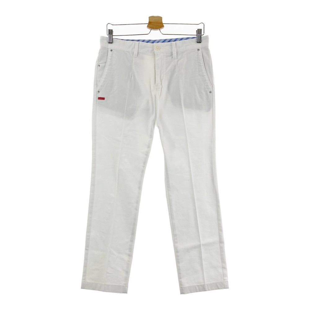 CALLAWAY キャロウェイ レッドレーベル ストレッチパンツ ホワイト系 S 【中古】ゴルフウェア メンズ