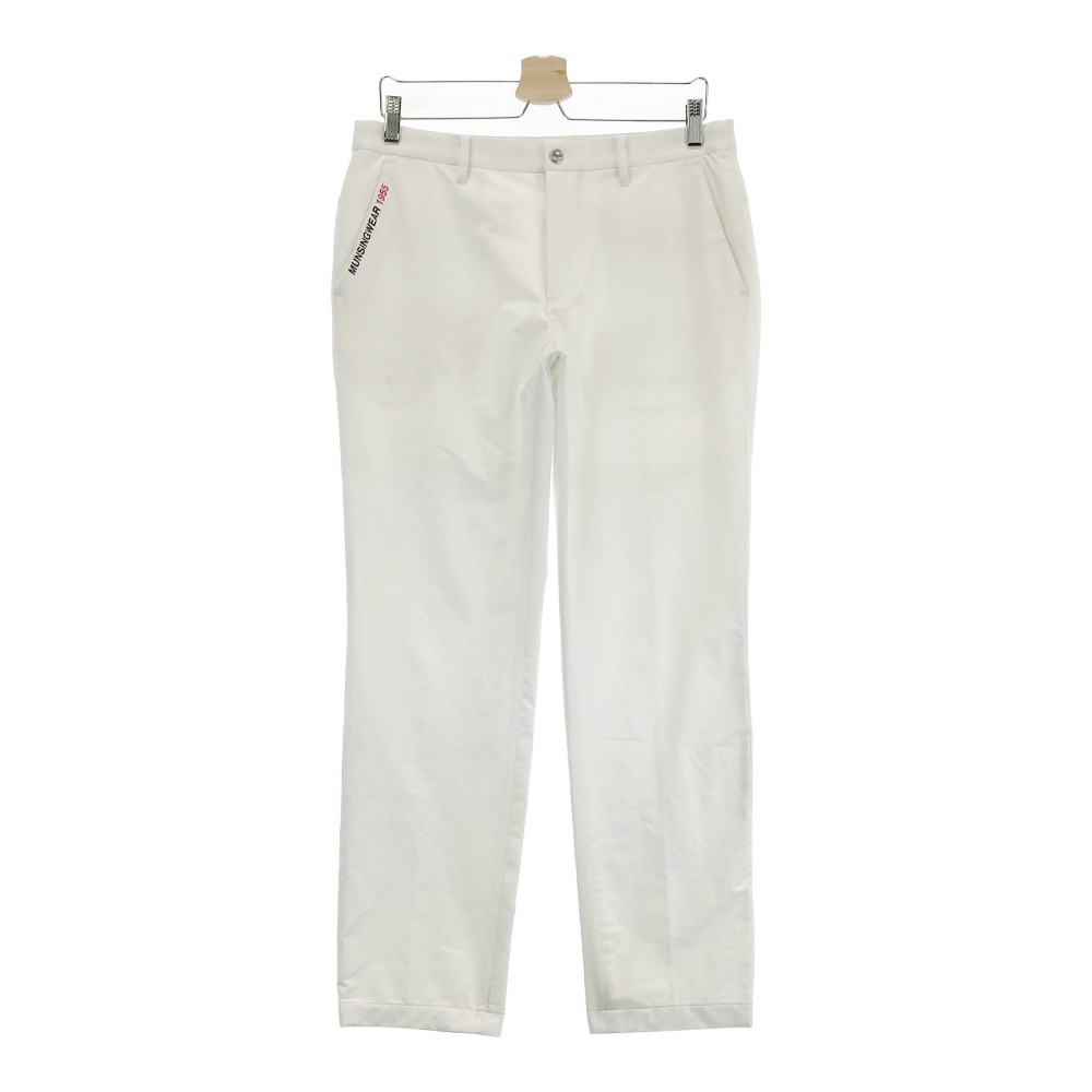 MUNSING WEAR マンシングウェア ストレッチパンツ ホワイト系 82 【中古】ゴルフウェア メンズ