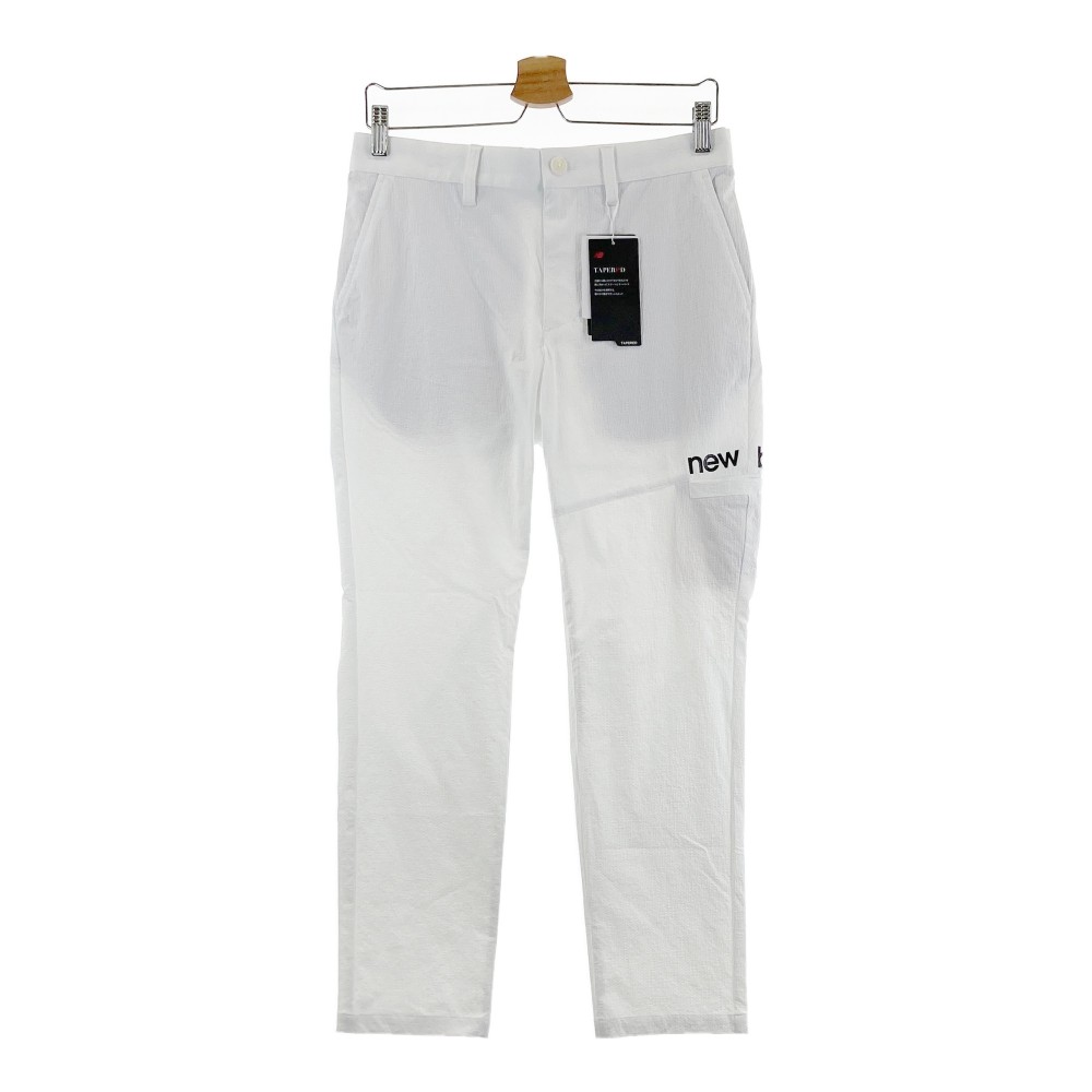 NEW BALANCE ニューバランス 2023年モデル/012-3131005 ストレッチパンツ　シアサッカー ホワイト系 3 【中古】ゴルフウェア メンズ