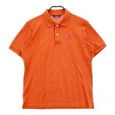 MUNSING WEAR マンシングウェア 半袖ポロシャツ オレンジ系 M 【中古】ゴルフウェア メンズ(4)