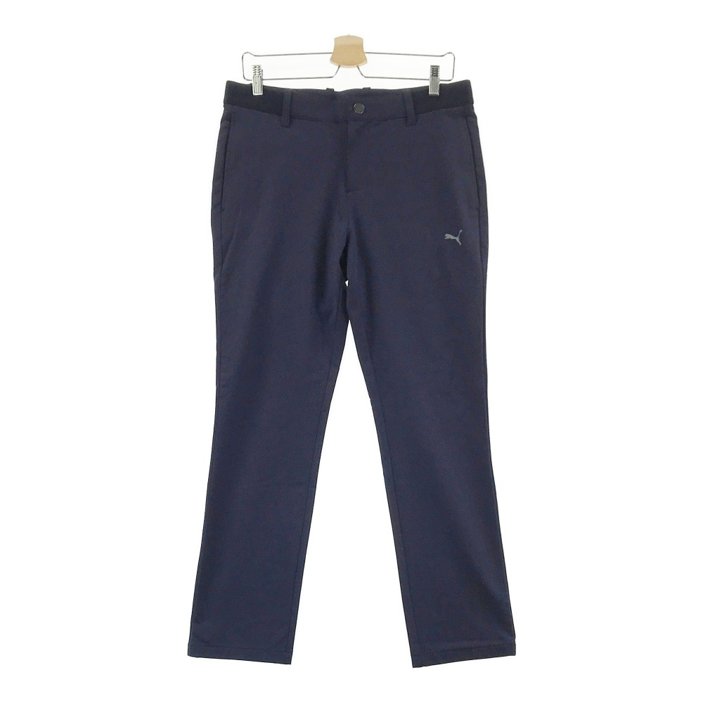PUMA GOLF プーマゴルフ ストレッチパンツ ネイビー系 ASIA M 【中古】ゴルフウェア メンズ