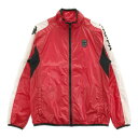 KAPPA GOLF カッパゴルフ 裏メッシュナイロンジャケット レッド系 L 【中古】ゴルフウェア メンズ