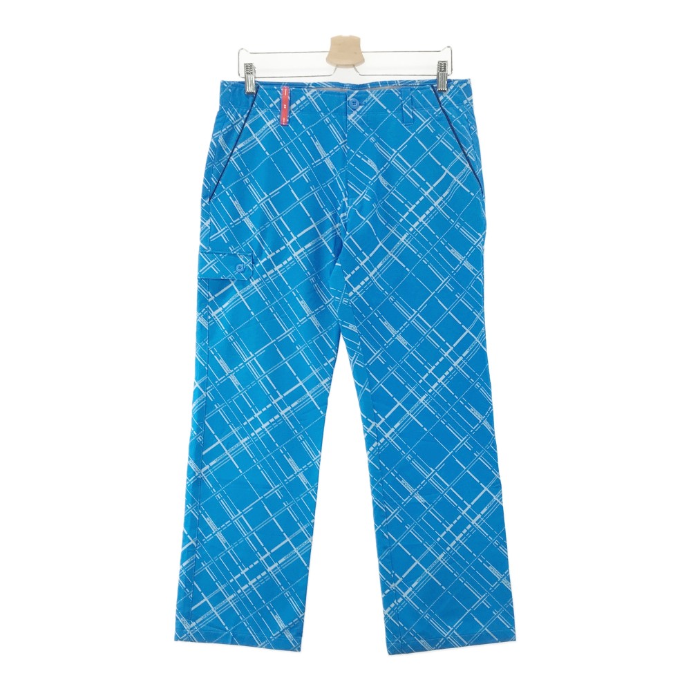 UNDER ARMOUR アンダーアーマー ストレッチパンツ 総柄 ブルー系 82 【中古】ゴルフウェア メンズ