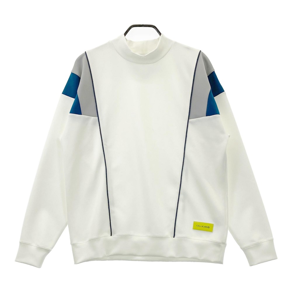 CALLEJERA カジェヘラ ハイネック 長袖Tシャツ ホワイト系 4 【中古】ゴルフウェア メンズ