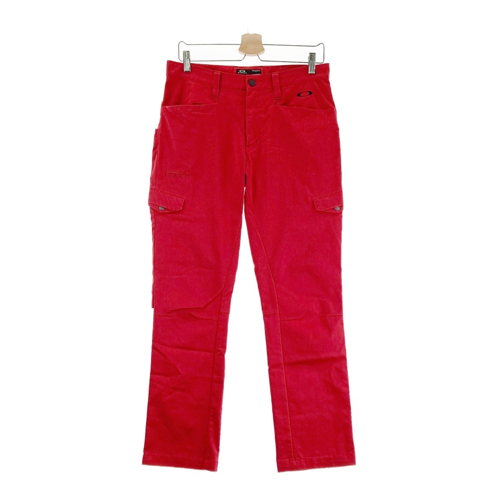 OAKLEY オークリー パンツ レッド系 32 【中古】ゴルフウェア メンズ