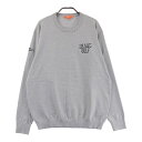 BEAMS GOLF ビームスゴルフ 2023年モデル ニットセーター グレー系 XL 【中古】ゴルフウェア メンズ