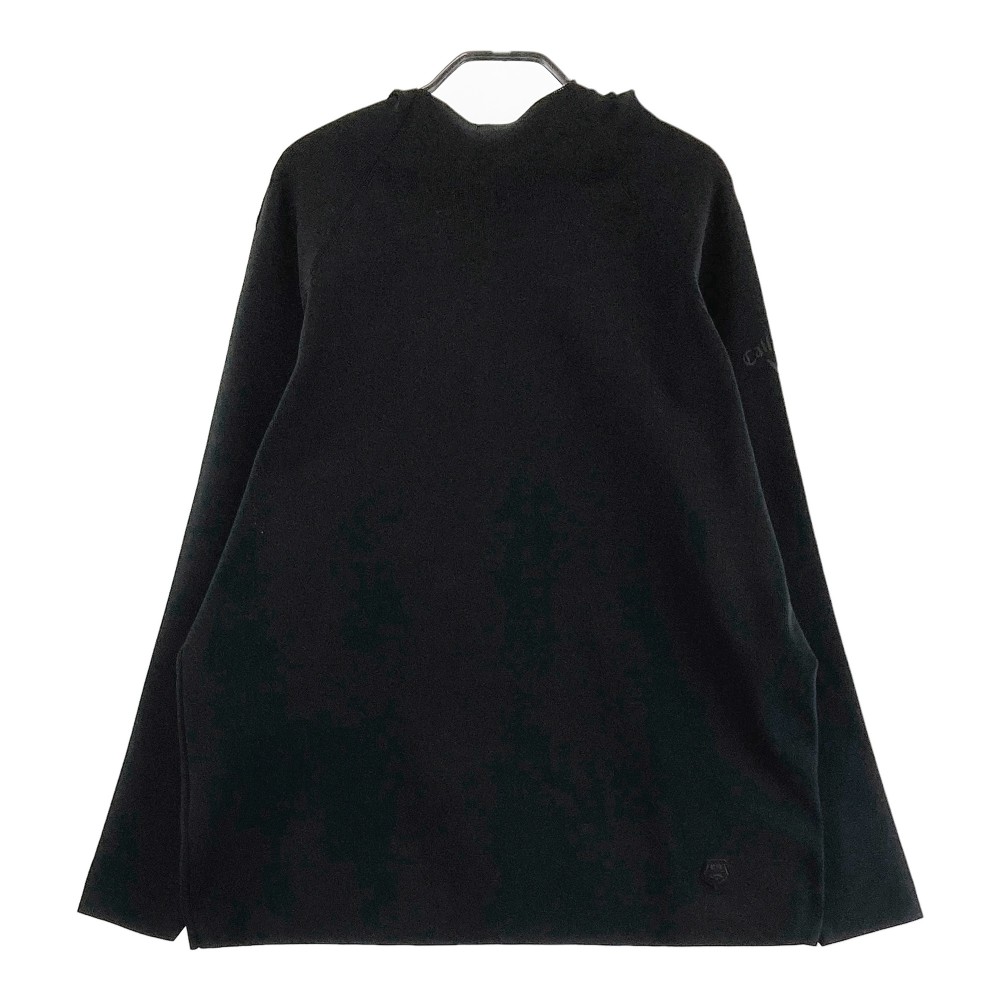 CALLAWAY キャロウェイ ニットパーカー ブラック系 LL 【中古】ゴルフウェア メンズ