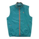 MUNSING WEAR マンシングウェア ジップベスト ブルー系 LL 【中古】ゴルフウェア メンズ