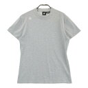 DESCENTE GOLF デサントゴルフ モックネック 半袖ニット セーター グレー系 S 【中古】ゴルフウェア メンズ