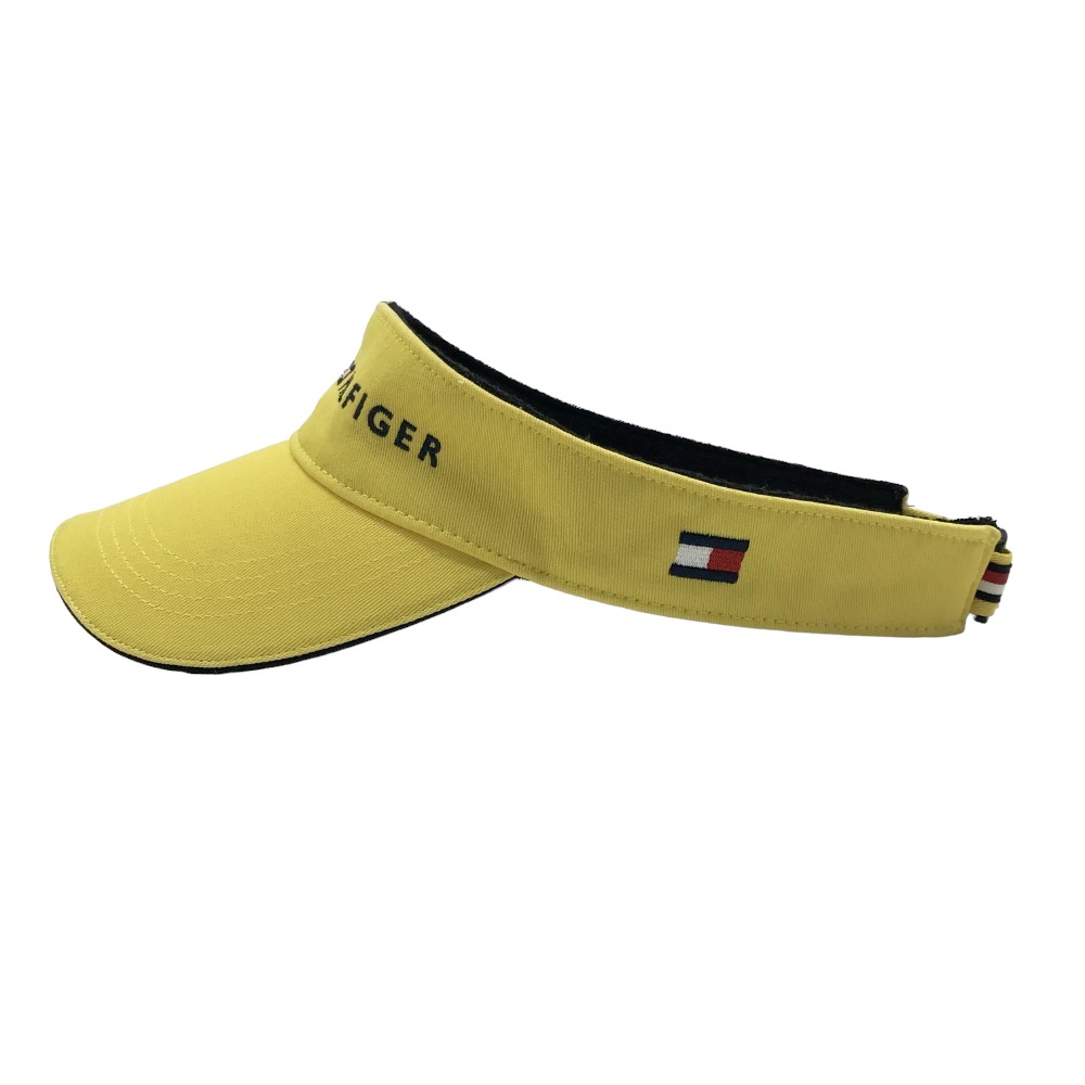 TOMMY HILFIGER GOLF トミー ヒルフィガーゴルフ サンバイザー イエロー系 【中古】ゴルフウェア