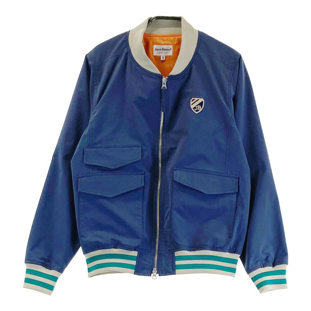 JACK BUNNY ジャックバニー ジップジャケット ネイビー系 3 【中古】ゴルフウェア メンズ