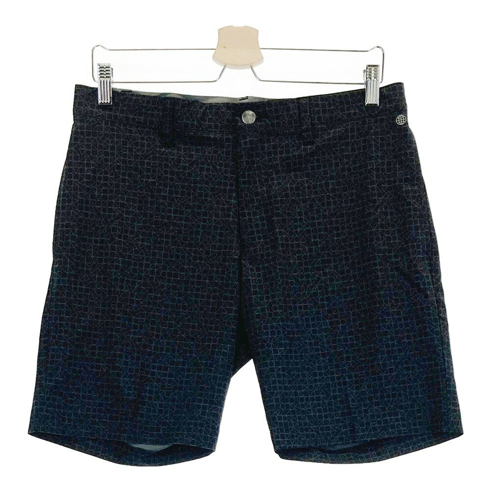 ADIDAS GOLF アディダスゴルフ HA6153 2022年モデル ハーフパンツ 総柄 グレー系 82 【中古】ゴルフウェア メンズ