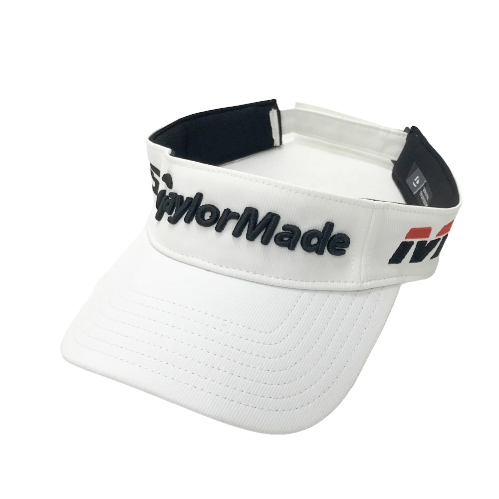 TAYLOR MADE テーラーメイド サンバイザー ホワイト系 【中古】ゴルフウェア