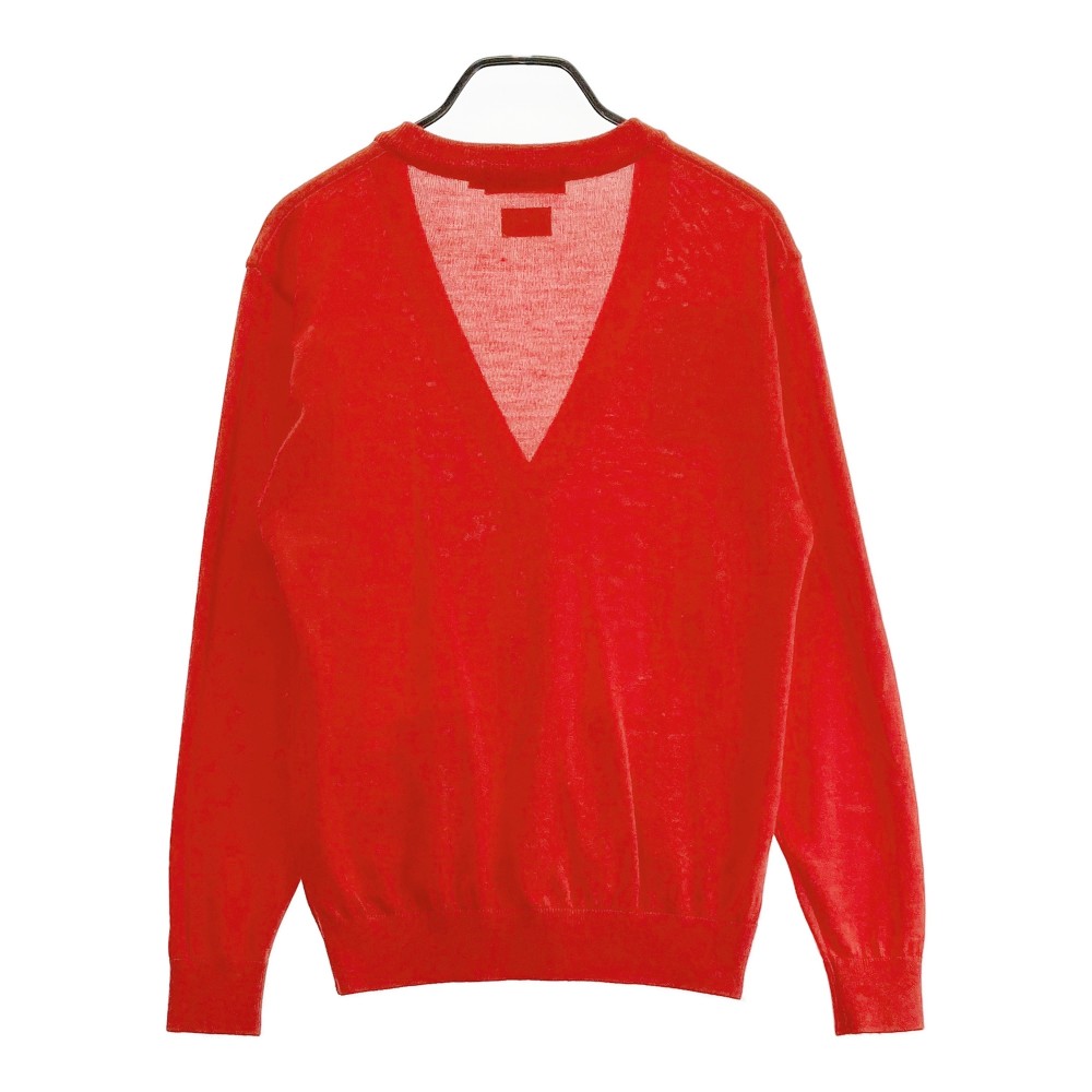 LECOQ GOLF ルコックゴルフ ニットカーディガン レッド系 M 【中古】ゴルフウェア メンズ