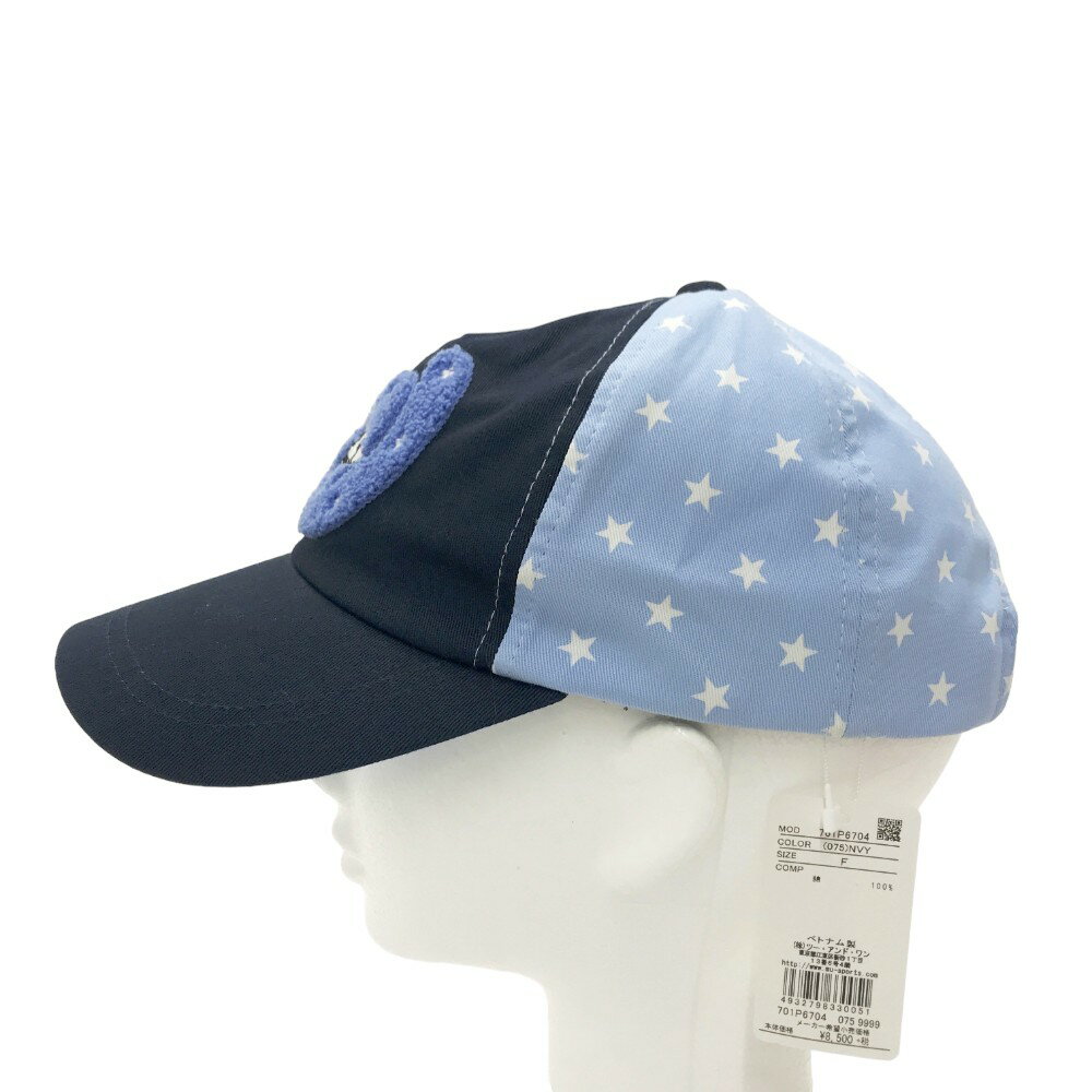 MU SPORTS エムユースポーツ キャップ ネイビー系 F 【中古】ゴルフウェア