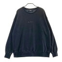 MATIN AVENIR マタンアヴニール 裏起毛スウェットトレーナー ブラック系 XS 【中古】メンズ