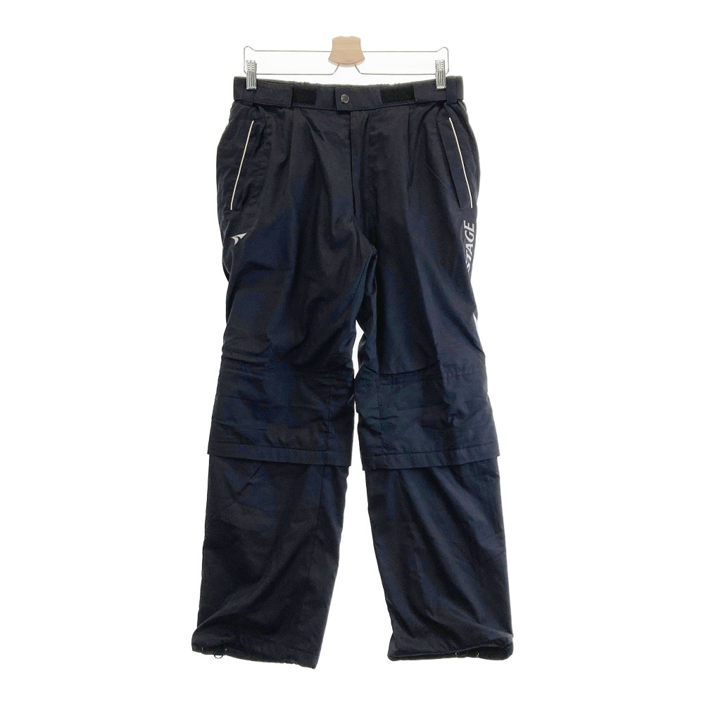 TOUR STAGE ツアーステージ 蓄熱 ロングパンツ ブラック系 L 【中古】ゴルフウェア メンズ