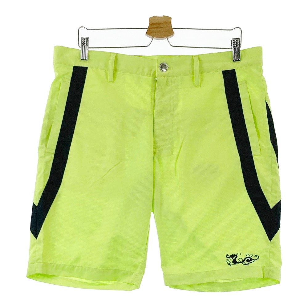 DANCE WITH DRAGON ダンスウィズドラゴン ハーフパンツ グリーン系 4 【中古】ゴルフウェア メンズ