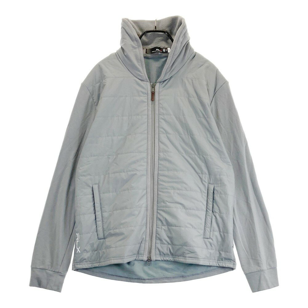 RLX ラルフローレン 切替 中綿ジャケット グレー系 XL 【中古】ゴルフウェア メンズ