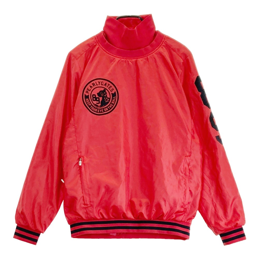PEARLY GATES パーリーゲイツ インナー付 蓄熱スニードジャック レッド系 4 【中古】ゴルフウェア メンズ