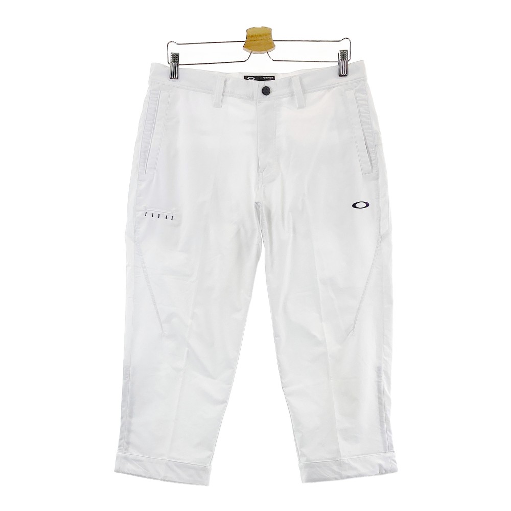 OAKLEY オークリー FOA403510 2022年モデル クロップドパンツ ホワイト系 34 【中古】ゴルフウェア メンズ