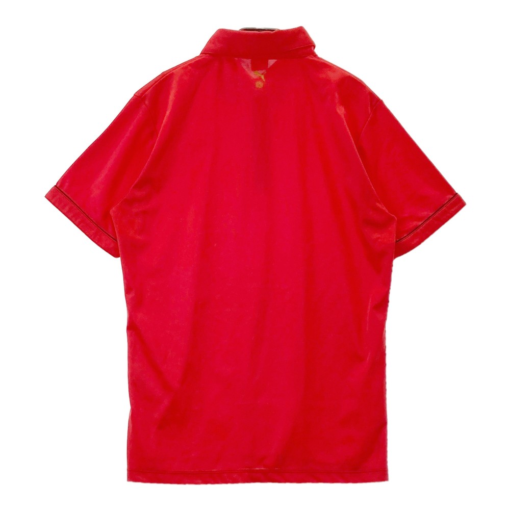 PUMA GOLF プーマゴルフ 半袖 ポロシャツ レッド系 O 【中古】ゴルフウェア メンズ