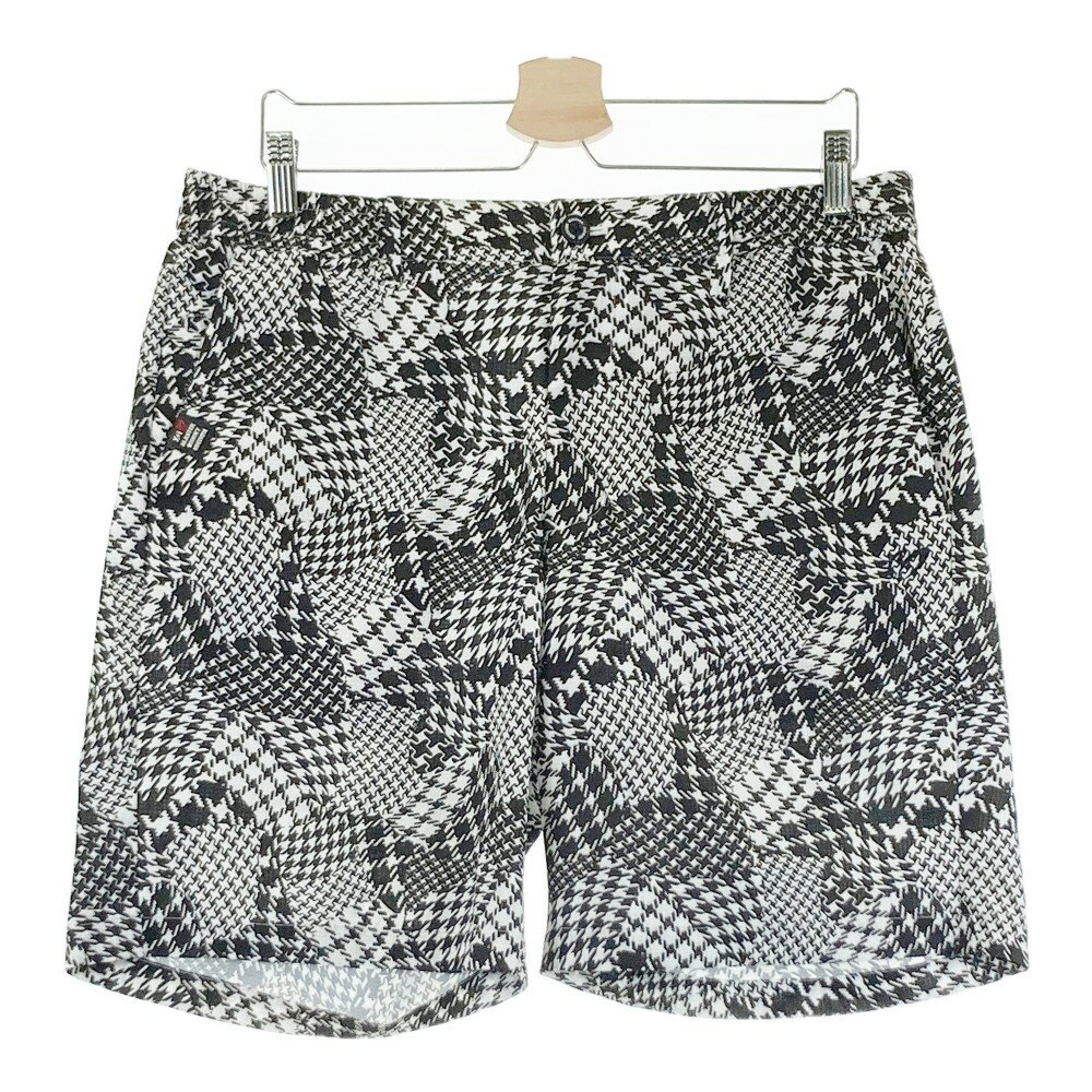 MASTER BUNNY EDITION マスターバニーエディション ハーフパンツ 千鳥柄 ブラック系 6 【中古】ゴルフウェア メンズ