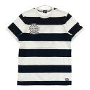 PEARLY GATES パーリーゲイツ 30周年 半袖Tシャツ ボーダー柄 ホワイト系 4 【中古】ゴルフウェア メンズ(4)